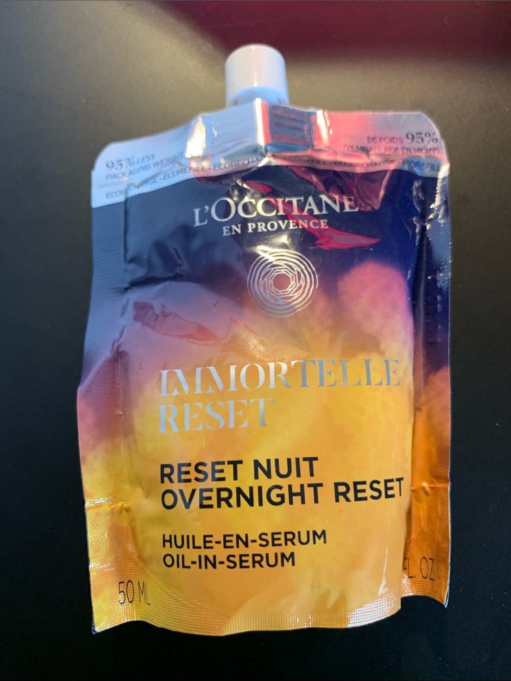 Occitane reset nuit immortelle refill 50ml - new